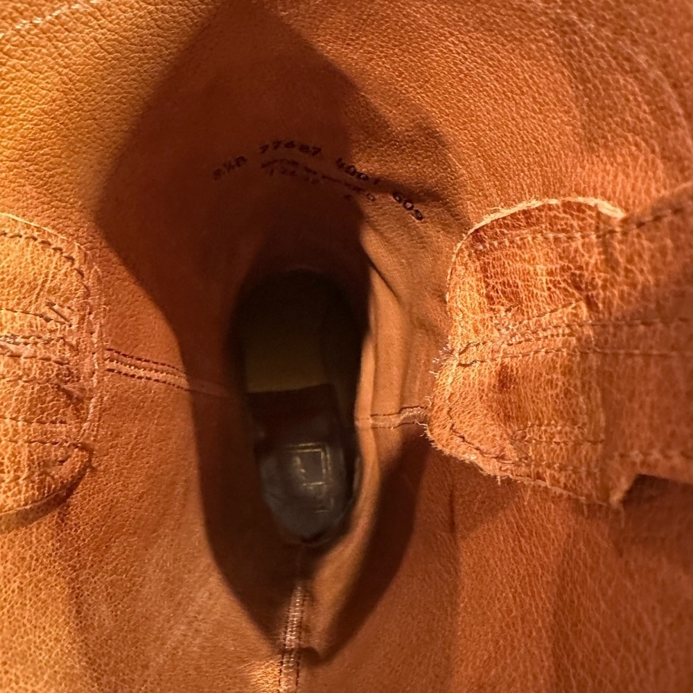Frye Women's Tan Leather Boots - Picture 9 of 13